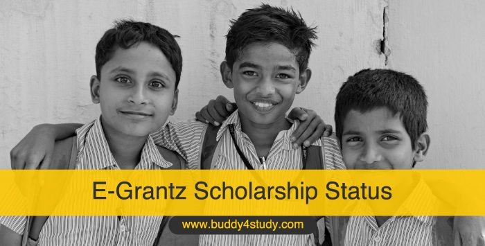 E-Grantz Scholarship Status