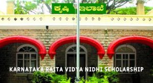 Karnataka Raita Vidya Nidhi Scholarship