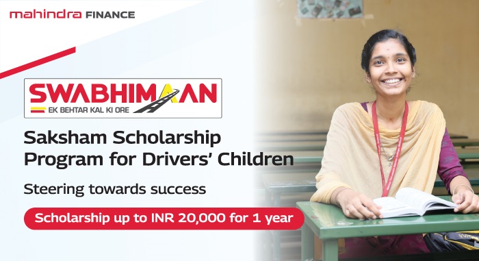 Saksham Scholarship Program for Drivers’ Children is an initiative by Mahindra and Mahindra Financial Services Limited (MMFSL) to provide financial assistance to the children of drivers’ community to support them in continuing their education. Mahindra Finance believes in empowering the academic and career goals of children of drivers by removing the financial barrier. The scholarship is open for students from Andhra Pradesh, Tamil Nadu, Telangana and Karnataka, who are studying in Classes 1 to 12, graduation, and postgraduation levels. The selected scholars will be provided with a one-time (fixed) financial assistance of up to INR 20,000 to cover their academic expenses. This article offers detailed information about this scholarship programme in terms of its application process, eligibility, documentation, and other needful information. Read further to have a detailed understanding of this scholarship and its application process. Saksham Scholarship Program for Drivers’ Children - An Overview MMFSL, a part of the Mahindra Group, is one of India’s leading non-banking finance companies operating in rural and semi-urban India. The company has introduced this scholarship program as part of its CSR (Corporate Social Responsibility) Flagship program “Swabhimaan” with an objective to financially support underprivileged children/wards of drivers’ community in continuing their education. The table given below consists of the essential details about the scholarship program for a quick reference. Detailed Overview of Saksham Scholarship Program for Drivers’ Children Particulars Details Name of the Scholarship Saksham Scholarship Program for Drivers’ Children Provider Detail Mahindra and Mahindra Financial Services Limited (MMFSL), a part of the Mahindra Group Scholarship Type Merit-cum-Means based Eligibility Students from Andhra Pradesh, Tamil Nadu, Telangana and Karnataka are eligible, open for students studying in Class 1 to PG level, applicants must have 60% and above marks in their previous class (except Classes 1 to 8), one of the parents should be a driver (all light motor vehicles and small commercial vehicles such as Taxi, Jeep, Car & delivery vans such as Pickup, magic, school van, etc.) and should hold a valid driving license, and annual family income of the applicants from all sources should not be more than INR 3,00,000. Award Upto INR 20,000 for 1 year Last Date to Apply* September 30, 2023 Application Mode Online through Buddy4Study portal Academic Session 2023-2024 *The application deadline mentioned above is tentative and may change at the discretion of the scholarship provider. Saksham Scholarship Program for Drivers’ Children - Key Dates Now, with this brief piece of information, it is important to have knowledge of some other details. But before referring to them, the candidates are necessarily required to keep track of the important dates of application to this scholarship programme. The applications for Saksham Scholarship Program for Drivers’ Children are currently open. The last date to submit the application forms is September 30, 2023. Saksham Scholarship Program for Drivers’ Children - Eligibility Saksham Scholarship Program for Class 1-8 Students 2023-24 Open for students from Andhra Pradesh, Tamil Nadu, Telangana and Karnataka. Applicants must be studying in Class 1 to 8. One of the parents should be a driver (all light motor vehicles and small commercial vehicles such as Taxi, Jeep, Car & delivery vans such as Pickup, magic, school van, etc.) and should hold a valid driving license. Annual family income of the applicants from all sources should not be more than INR 3,00,000. Note: Preference will be given to girl students. Scholarships will be granted to a maximum of two students per family. Children or family members of Mahindra Finance & Buddy4Study are not eligible. Saksham Scholarship Program for Class 9-12 Students 2023-24 Open for students from Andhra Pradesh, Tamil Nadu, Telangana and Karnataka. Applicants must be studying in Class 9 to 12. Applicants must have secured 60% and above marks in their previous class. One of the parents should be a driver (all light motor vehicles and small commercial vehicles such as Taxi, Jeep, Car & delivery vans such as Pickup, magic, school van, etc.) and should hold a valid driving license. Annual family income of the applicants from all sources should not be more than INR 3,00,000. Note: Preference will be given to girl students. Scholarships will be granted to a maximum of two students per family. Children or family members of Mahindra Finance & Buddy4Study are not eligible. Saksham Scholarship Program for Undergraduate Students 2023 Open for students from Andhra Pradesh, Tamil Nadu, Telangana and Karnataka. Applicants must be studying in any year of their graduation courses (both general and professional). Applicants must have secured 60% and above marks in their previous class. One of the parents should be a driver (all light motor vehicles and small commercial vehicles such as Taxi, Jeep, Car & delivery vans such as Pickup, magic, school van, etc.) and should hold a valid driving license. Annual family income of the applicants from all sources should not be more than INR 3,00,000. Note: Preference will be given to girl students. Scholarships will be granted to a maximum of two students per family. Children or family members of Mahindra Finance & Buddy4Study are not eligible. Saksham Scholarship Program for Postgraduate Students 2023 Open for students from Andhra Pradesh, Tamil Nadu, Telangana and Karnataka. Applicants must be studying in any year of their postgraduation courses (both general and professional). Applicants must have secured 60% and above marks in their previous class. One of the parents should be a driver (all light motor vehicles and small commercial vehicles such as Taxi, Jeep, Car & delivery vans such as Pickup, magic, school van, etc.) and should hold a valid driving license. Annual family income of the applicants from all sources should not be more than INR 3,00,000. Note: Preference will be given to girl students. Scholarships will be granted to a maximum of two students per family. Children or family members of Mahindra Finance & Buddy4Study are not eligible. Saksham Scholarship Program for Drivers’ Children - Award Details Saksham Scholarship Program for Class 1-8 Students 2023 - INR 5,000 for 1 year Saksham Scholarship Program for Class 9-12 Students 2023 - Classes 9 to 10 - INR 8,000 for 1 year | Classes 11 to 12 - INR 10,000 for 1 year Saksham Scholarship Program for Graduate Students 2023 - INR 15,000 for 1 year Saksham Scholarship Program for Postgraduate Students 2023 - INR 20,000 for 1 year Saksham Scholarship Program for Drivers’ Children - Application Process Eligible candidates can apply for the Saksham Scholarship Program for Drivers’ Children online by following the steps mentioned below - Visit the official scholarship page. Read all the details carefully and Click on the ‘Apply Now’ button of the respective category of scholarship. Login to Buddy4Study using a registered ID to land on the ‘Online Application Form Page’. If not registered - Register with your Email/Mobile Number/Gmail account. You will now be redirected to the ‘Saksham Scholarship Program for Drivers’ Children’ application form page. Click on the ‘Start Application’ button to begin the application process. Fill in the required details in the online application form. Upload relevant documents. Accept the ‘Terms and Conditions’ and click on ‘Preview’. If all the details filled in by the applicant are correctly showing on the preview screen, click on the ‘Submit’ button to complete the application process. Saksham Scholarship Program for Drivers’ Children - Key Documents The applicants are required to attach the following documents - Marksheet of the previous qualifying examination Photo identity proof (Aadhaar card, voter ID card, driving license, PAN card) Proof of family income (Form 16A, income certificate from a government authority, salary slips, etc.) Admission proof (Fee receipt, admission letter, institution ID card, bonafide certificate) Bank account details of the applicant (cancelled cheque, passbook copy) Commercial driving license (for taxi, cab, minivan, school van, magic/pick-up, etc.) Contract copy or income proof or employee ID card (for cab driver's profile if they don't possess a commercial driving license) Address proof (Domicile certificate, residential certificate, telephone bill, ration card) Photograph of the applicant Saksham Scholarship Program for Drivers’ Children - Selection Process Saksham Scholarship Program for Drivers’ Children Initial shortlisting of applicants based on their academic merit and financial background Document verification Telephonic interview (from Class 11 onwards) of shortlisted candidates post document verification Final interview with the scholarship selection committee for final selection Saksham Scholarship Program for Drivers’ Children - Contact Details In case one has any queries related to this scholarship programme, its eligibility, the application process, award details, or selection process, one is requested to connect through the contact details given below - Email: mahindrascholarship@buddy4study.com Phone: 011-430-92248 (Ext- 302)