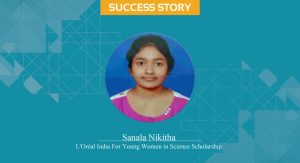 Scholar Success Story - Sanala Nikitha