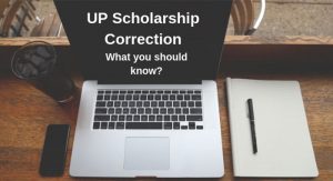 UP Scholarship Correction 2022-23